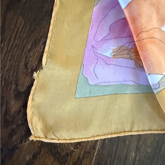’70s / Vera Pastel Floral Scarf - Picture 4 of 5